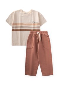 Cigit SET - Auduma bikses - brown