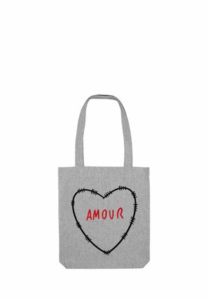 AMOURBROD PRINT - Cabas - mottled grey