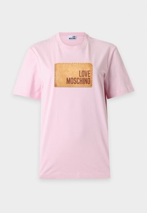 Love Moschino, TEES - Тениска с щампа - pink