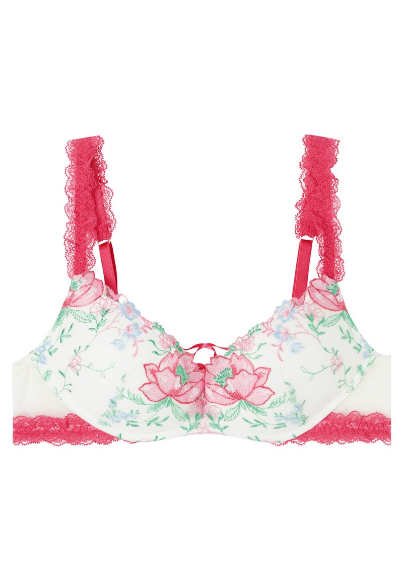 Intimissimi WITH FLORAL - Sujetador push-up - puderweiss fuchsia bright/rosa - Zalando.es