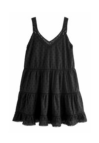 Next DOBBY SLIP - REGULAR FIT - Päevakleit - black