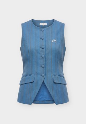 Malbon, KEILY VEST - Γιλέκο - aegean blue