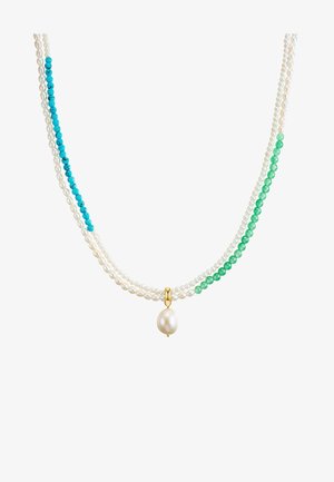 Valero Pearls Damen Kette Aus 925/- Sterling Silber Mit Süßwasser- Zuchtperlen Ca. 8,0-9,0 Mm