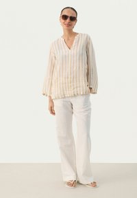 Part Two GERTHAPW BL - Tuniek - white pepper stripe