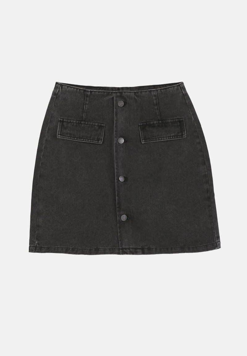 Even&Odd Minirok zwart denim/blackdenim