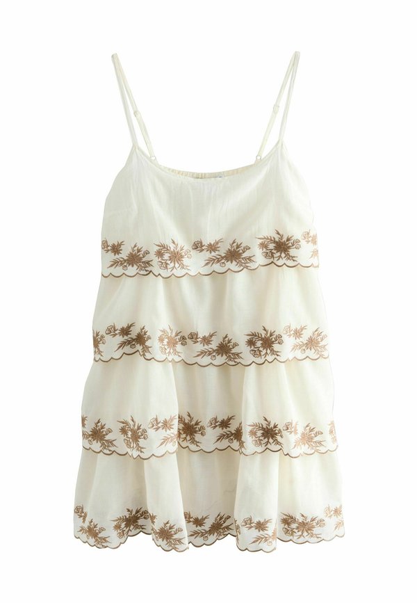 TIERED MINI - Freizeitkleid - ecru