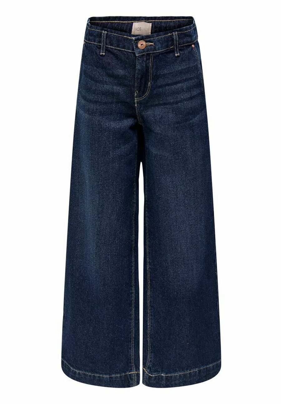 Pantalone Jeans Zampa Sfrangiati Jeans Chiari A Zampa Con Strappi