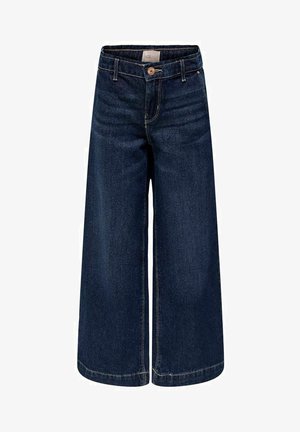 WIDE - Jeans a zampa - dark blue denim