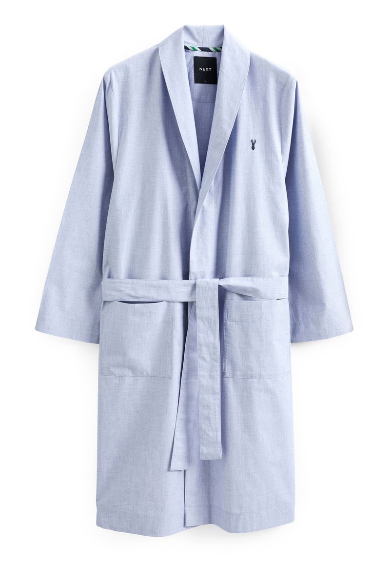 Next LIGHTWEIGHT PURE COTTON DRESSING GOWN Dressing gown blue