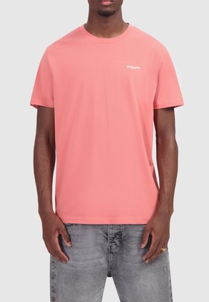 REGULAR FIT CREWNECK  - Basic T-shirt - coral