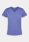 ESSENTIAL VNECK TEE - T-shirts - blue crystal