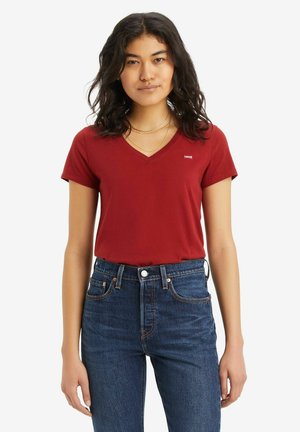 THE PERFECT TEE V-NECK - T-shirt basique - tameless rose