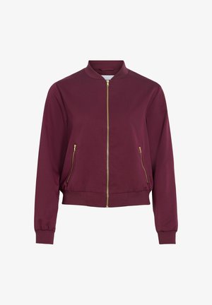 VILA, BOMBER JACKET VIBUBBLE ZIPPER - Bombera - winetasting