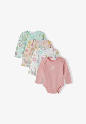 4 PACK - Glaustinukė - coral mint white