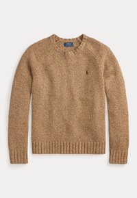 MARLED WOOL-BLEND SWEATER
 - Pulover - camel marl