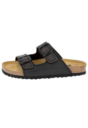 Pantolette flach - black