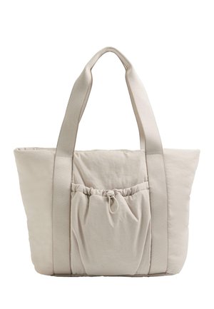 SHOPPER WITH FRONT POCKET - Shopping Bag - brown