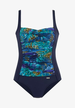 Swimsuit - blau/bedruckt