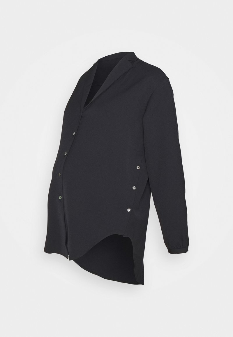 GLOWE Overhemdblouse zwart GLOWE Overhemdblouse zwart