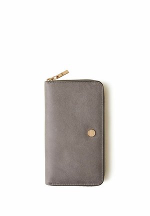 Borbonese LARGE ZIP-AROUND WALLET - Portefeuille - grey