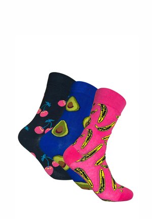 3-PACK FRUITS - Socken - cherry avocado banana