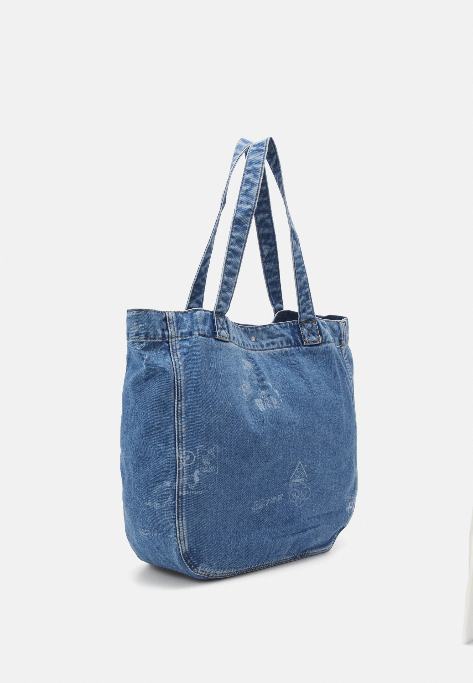 Carhartt WIP STAMP TOTE BAG UNISEX - Tote bag - blue/blue