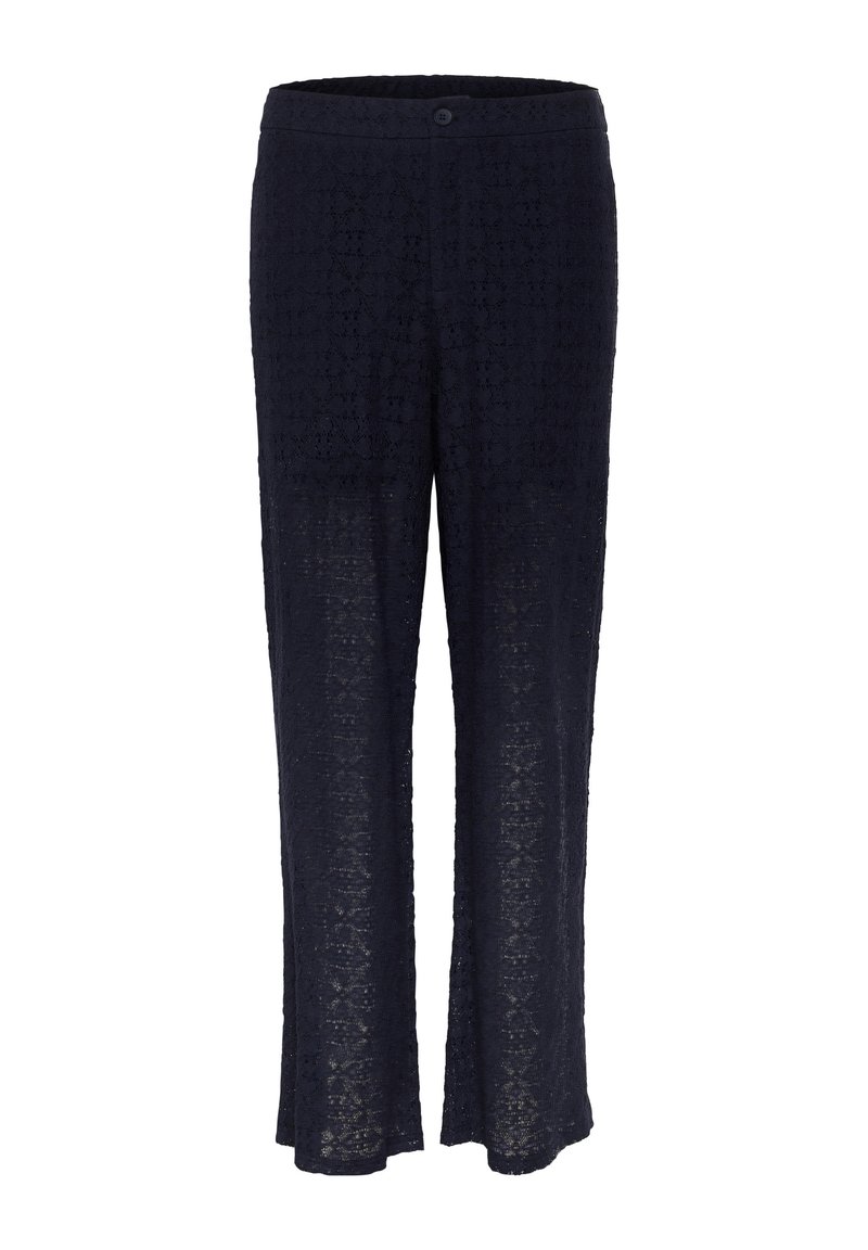 Cream Broek donkerblauw