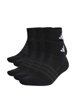 CUSHIONED ESSENTIALS ANKLE 6 PAIR PACK - Sportsstrømper - black/black/white