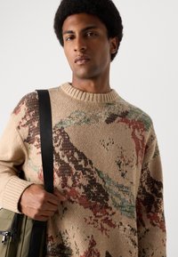 Scotch & Soda MOUNTAIN LOOSE FIT - Džemper - mountain tannin aop