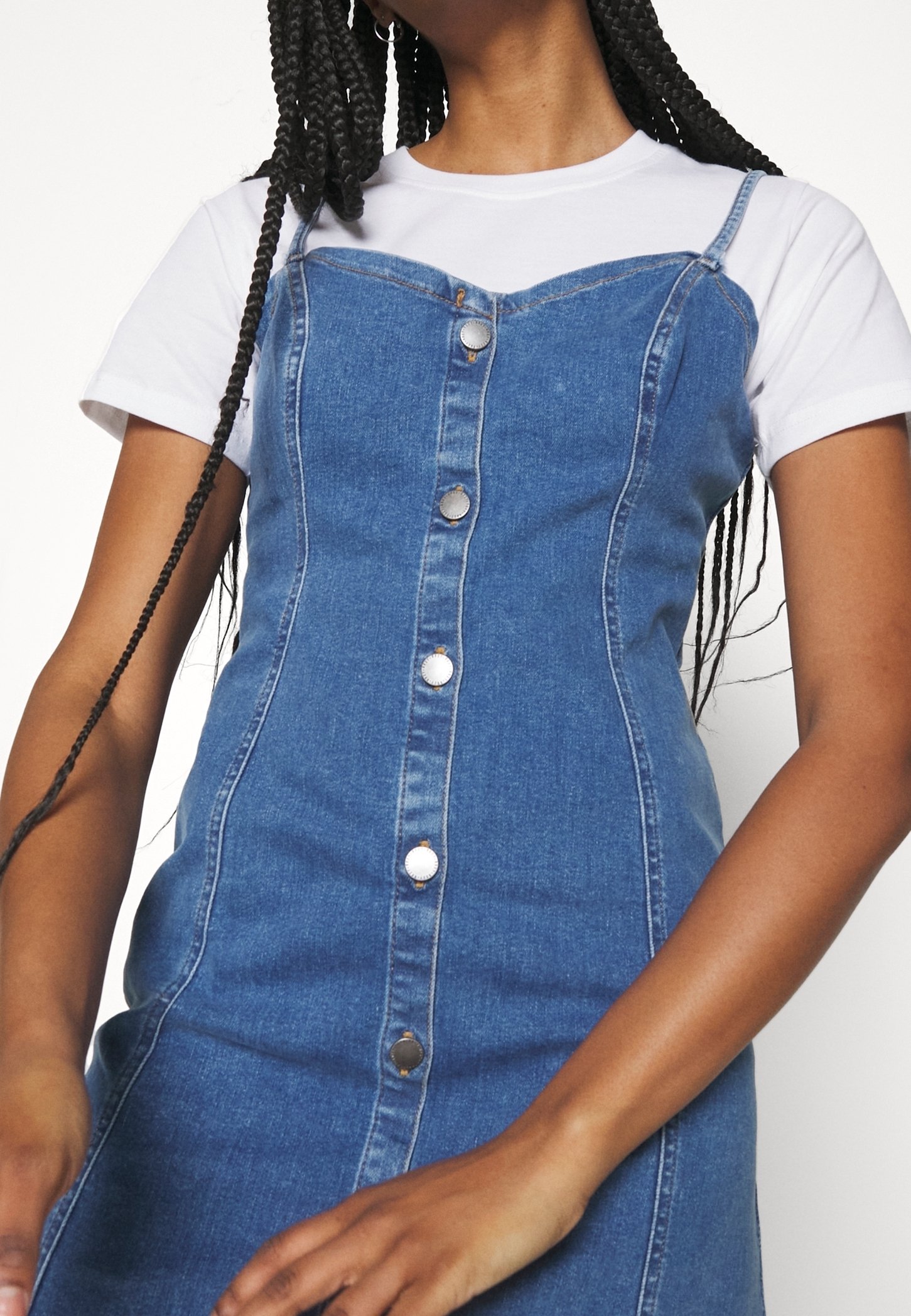 Roxy Denim dress - blue - (Pre-owned) - Zalando