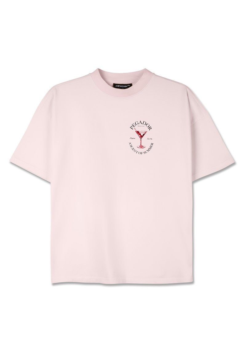 Pegador T-shirt print roze Pegador T-shirt print roze