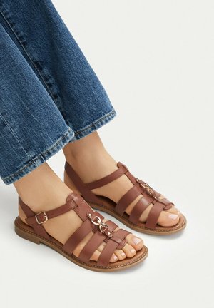 Lasocki, LASOCKI WOMEN'S SANDALS BROWN - Riemensandalette - brown