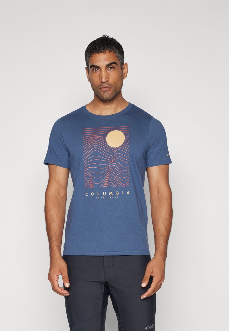 Columbia CSC™ SEASONAL LOGO TEE - T-shirt estampada - blue/dark blue