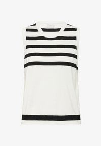 Selected, chalk black deep stripe