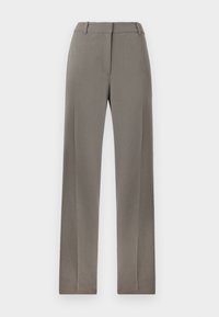 LARA TROUSERS - Auduma bikses - dark brindle