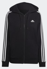 adidas Sportswear Tröja med dragkedja - black