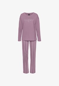 Unausgewählt, mauve gestreift