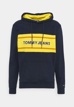 PIECED BAND LOGO HOODIE UNSIEX - Sweatshirt - twilight navy
