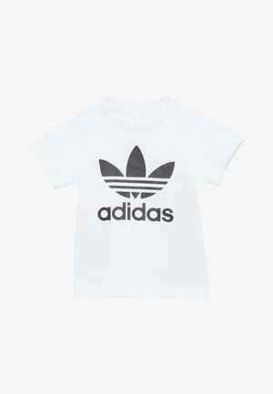 adidas Originals TREFOIL - Majica kratkih rukava s printom - white