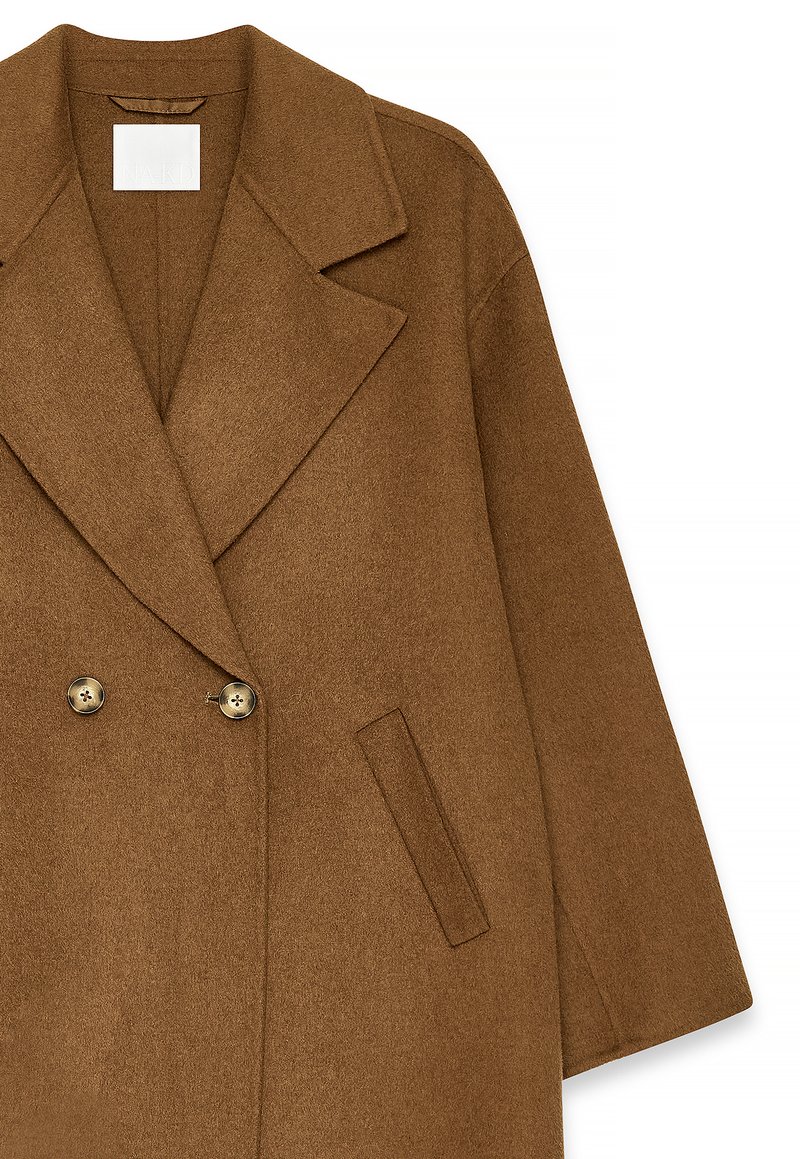 NA-KD DOUBLE BUTTONED Manteau classique camel