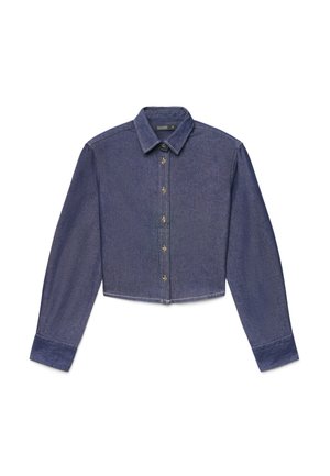 Calliope, CAMICIA TINTA UNITA - Chemisier - blu denim scuro