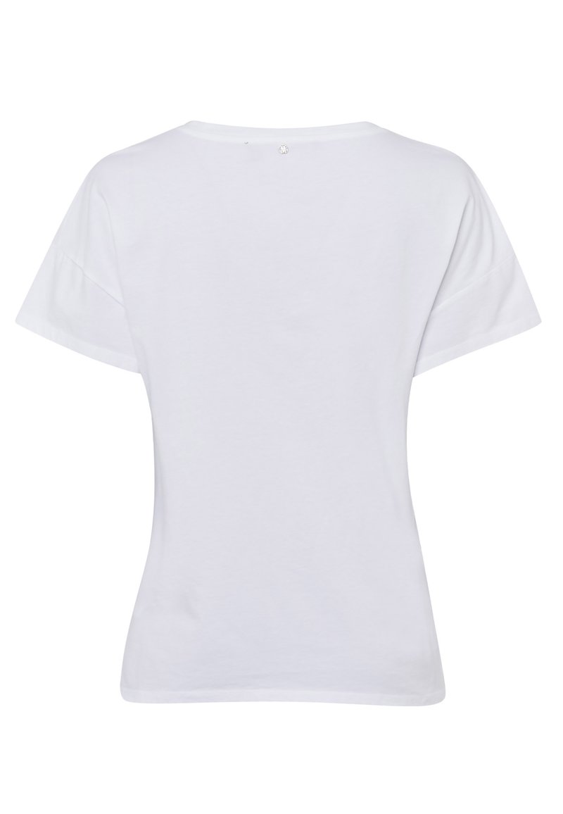 Damen T-Shirts | Marc Aurel MIT LUREX STICKEREI T-Shirt print white varied/weiß - ZY01091 Damen T-Shirts | Marc Aurel MIT LUREX STICKEREI T-Shirt print white varied/weiß - ZY01091