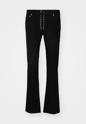 Ludovic de Saint Sernin LACE UP SLIM UNISEX - Jean slim - black