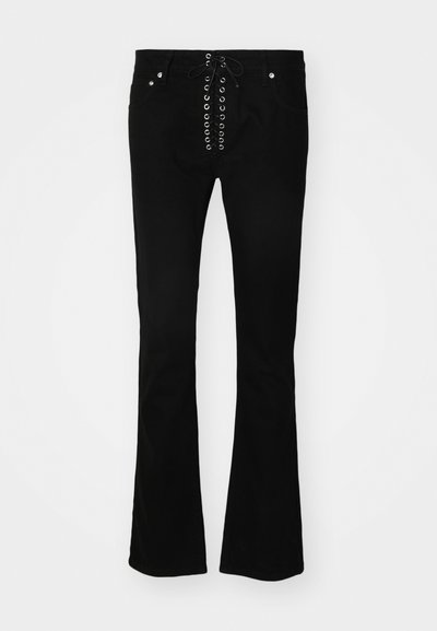 Ludovic de Saint Sernin LACE UP SLIM UNISEX - Liibuvad teksad - black