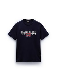 S-AYLMER - Majica kratkih rukava s printom - blu marine