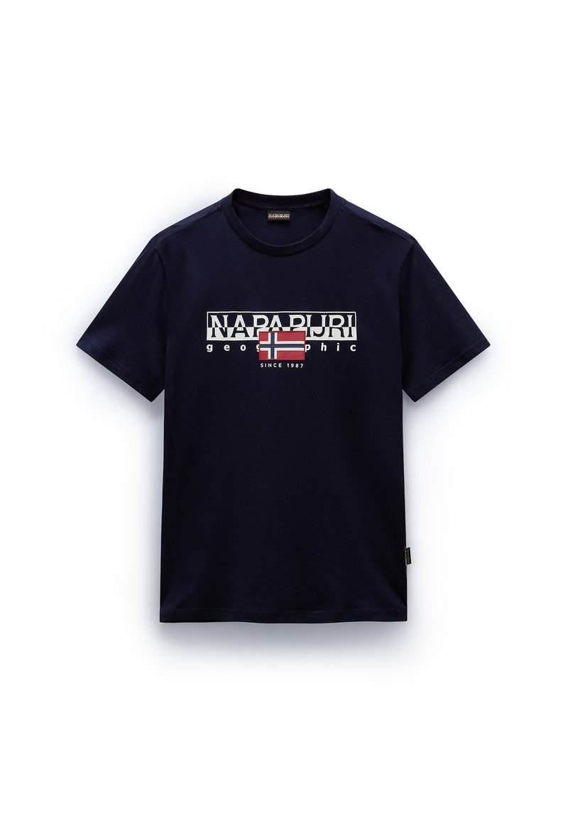 Napapijri T-shirt print donkerblauw