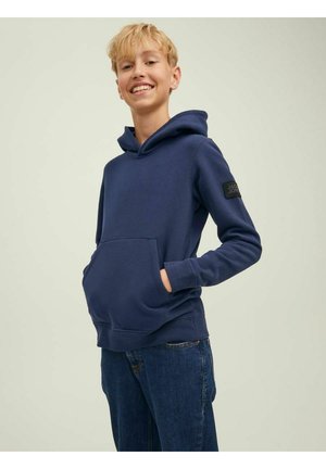 Jack & Jones Junior Felpa con cappuccio - navy blazer