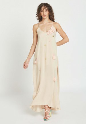 Be Sunset, SELVIRA ROSE DRESS - Vestido largo - beige