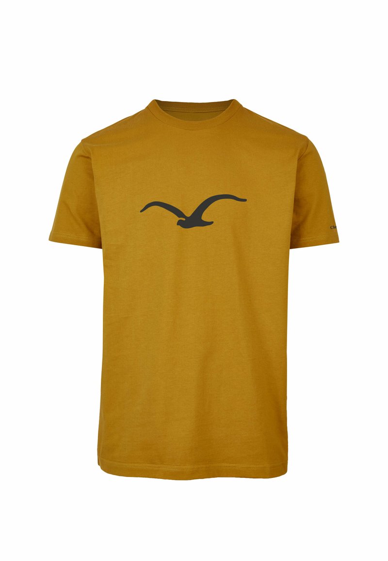 Cleptomanicx MÖWE - T-Shirt print - golden brown/braun - Zalando.de 