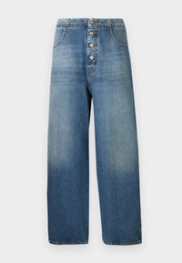 PANTS POCKETS - Traperice opuštenog kroja - light blue